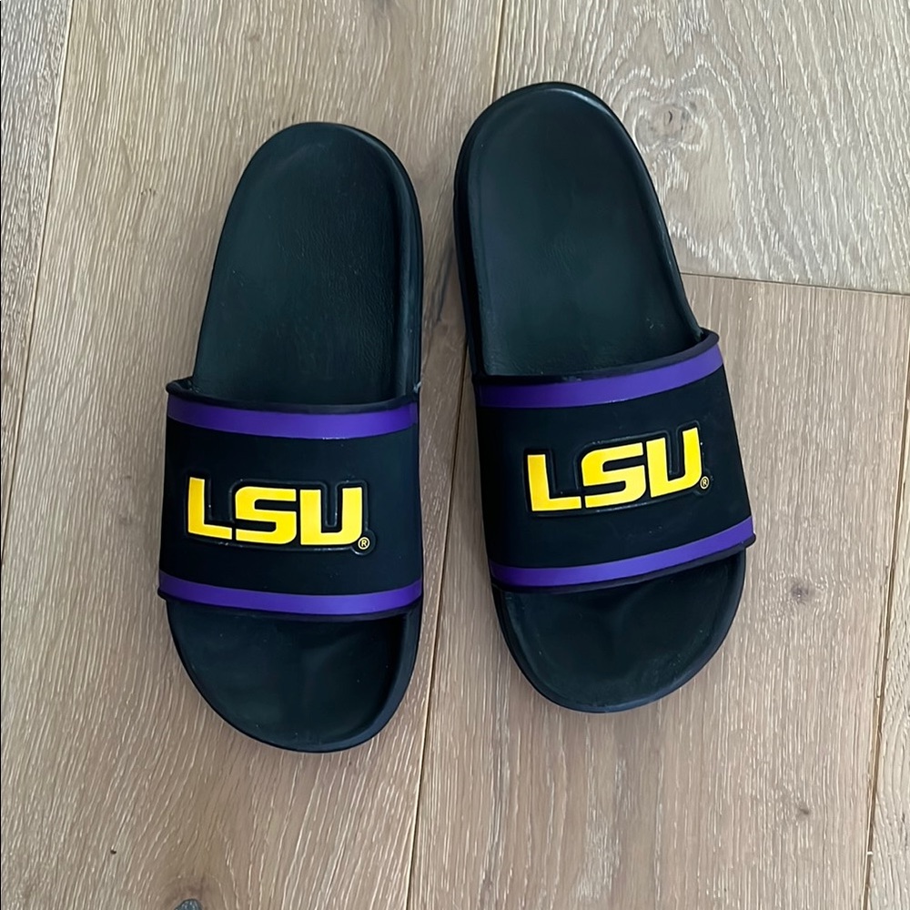 Nike LSU Purple Slide Sandals